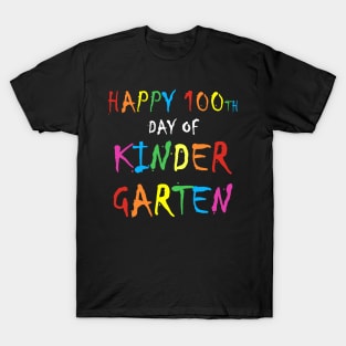 Happy 100th day of kindergarten gift T-Shirt